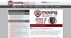 Desktop Screenshot of movingscam.com